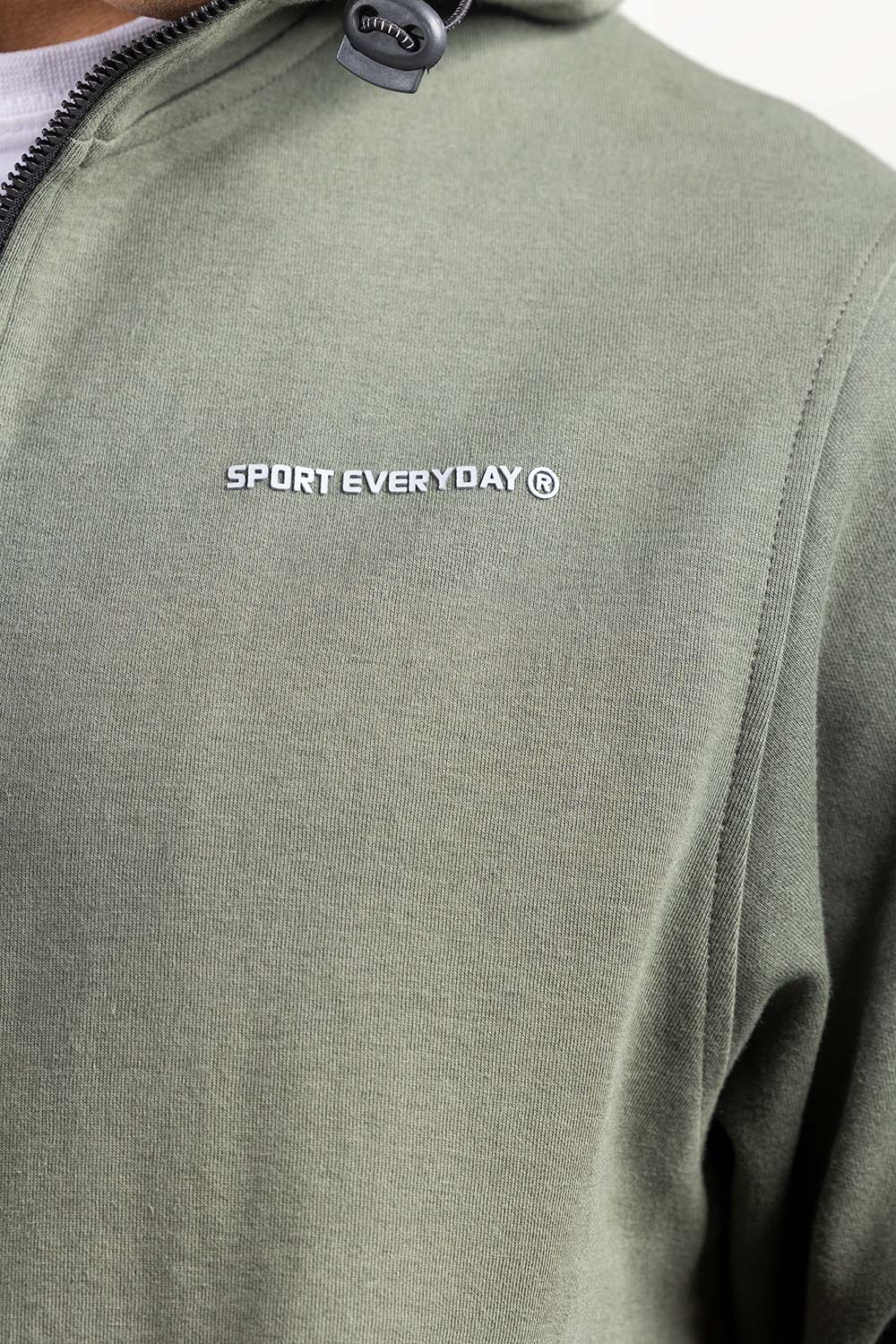 Green Zipper Hoodie JKT-HZJ-D49-02