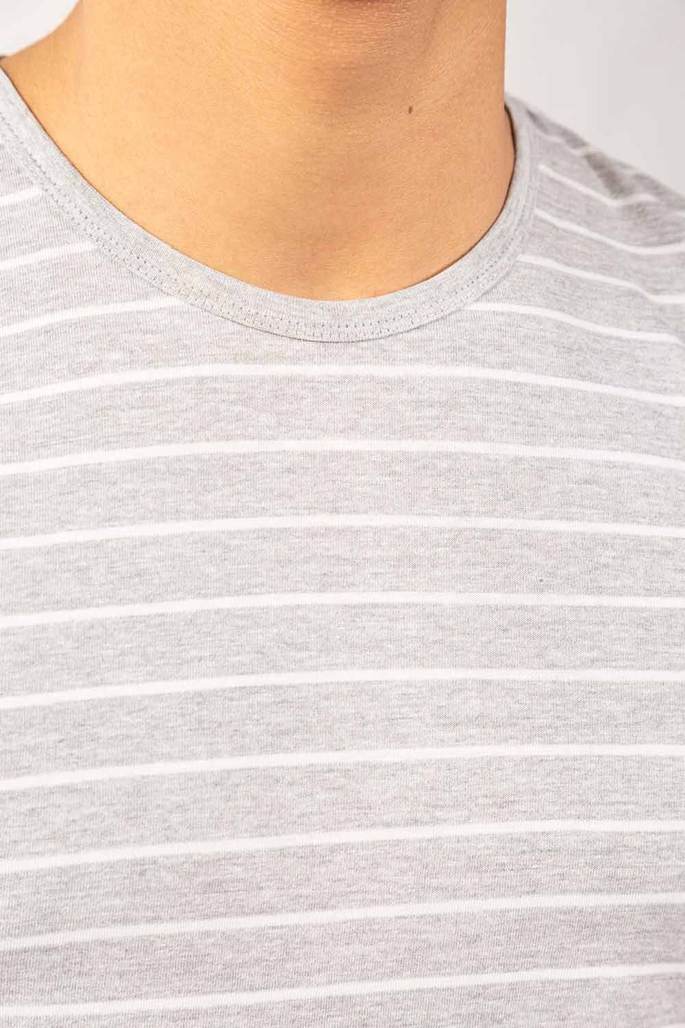 Grey White T-Shirt YD-URB-TEE-D16-02