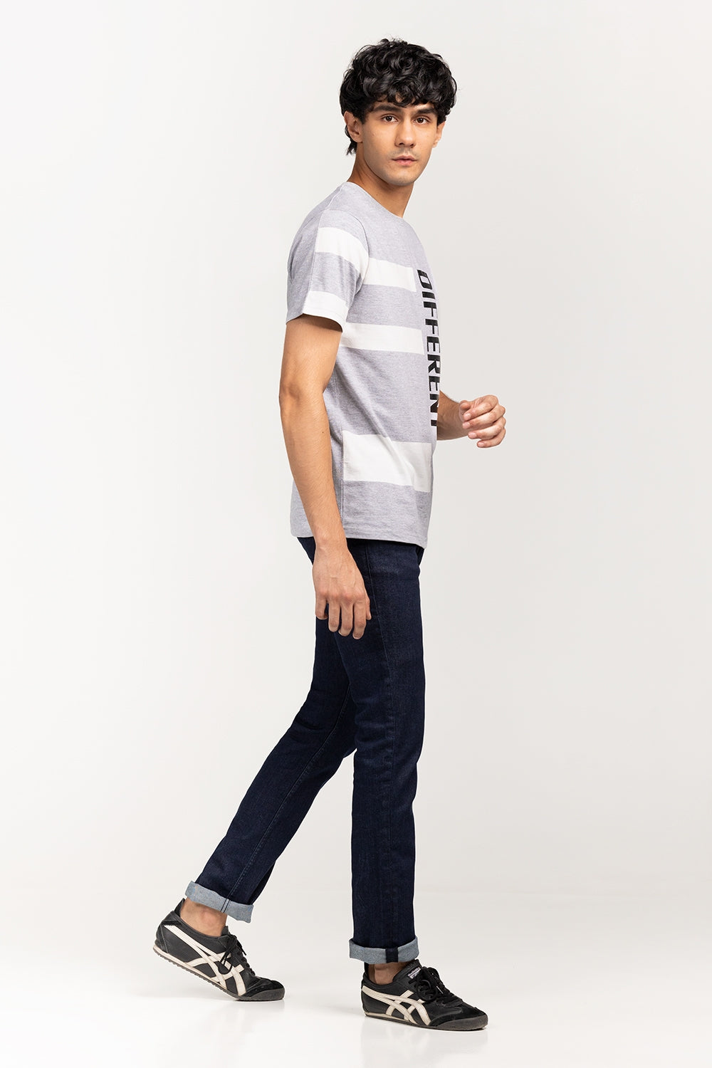 Grey-White Urban T-Shirt YD-URB-TEE-D13-02