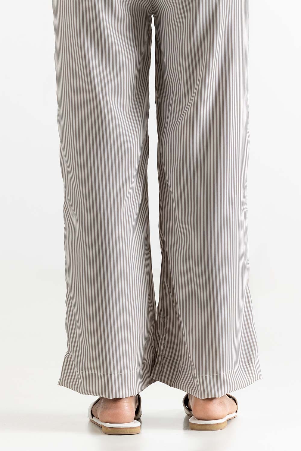 Grey and White Blended Trouser 231-217-208