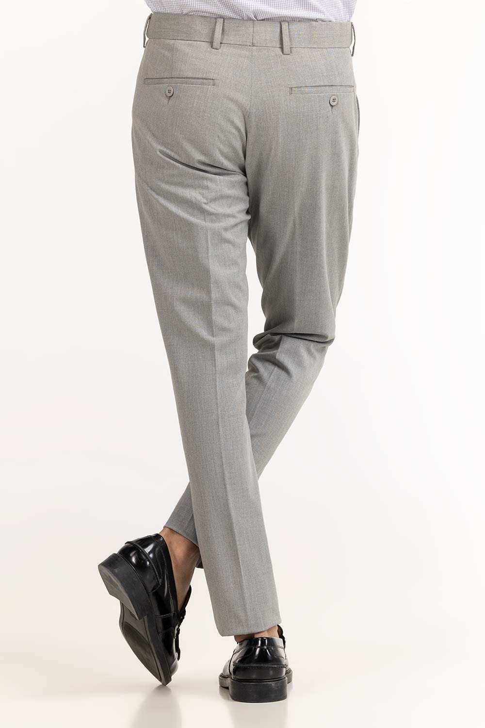 Grey Basic Dress Pant MN-TR-FM23-009