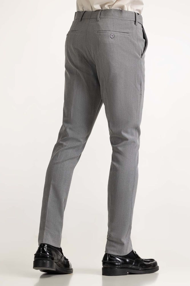Grey Basic Dress Pant MN-TR-FM23-019