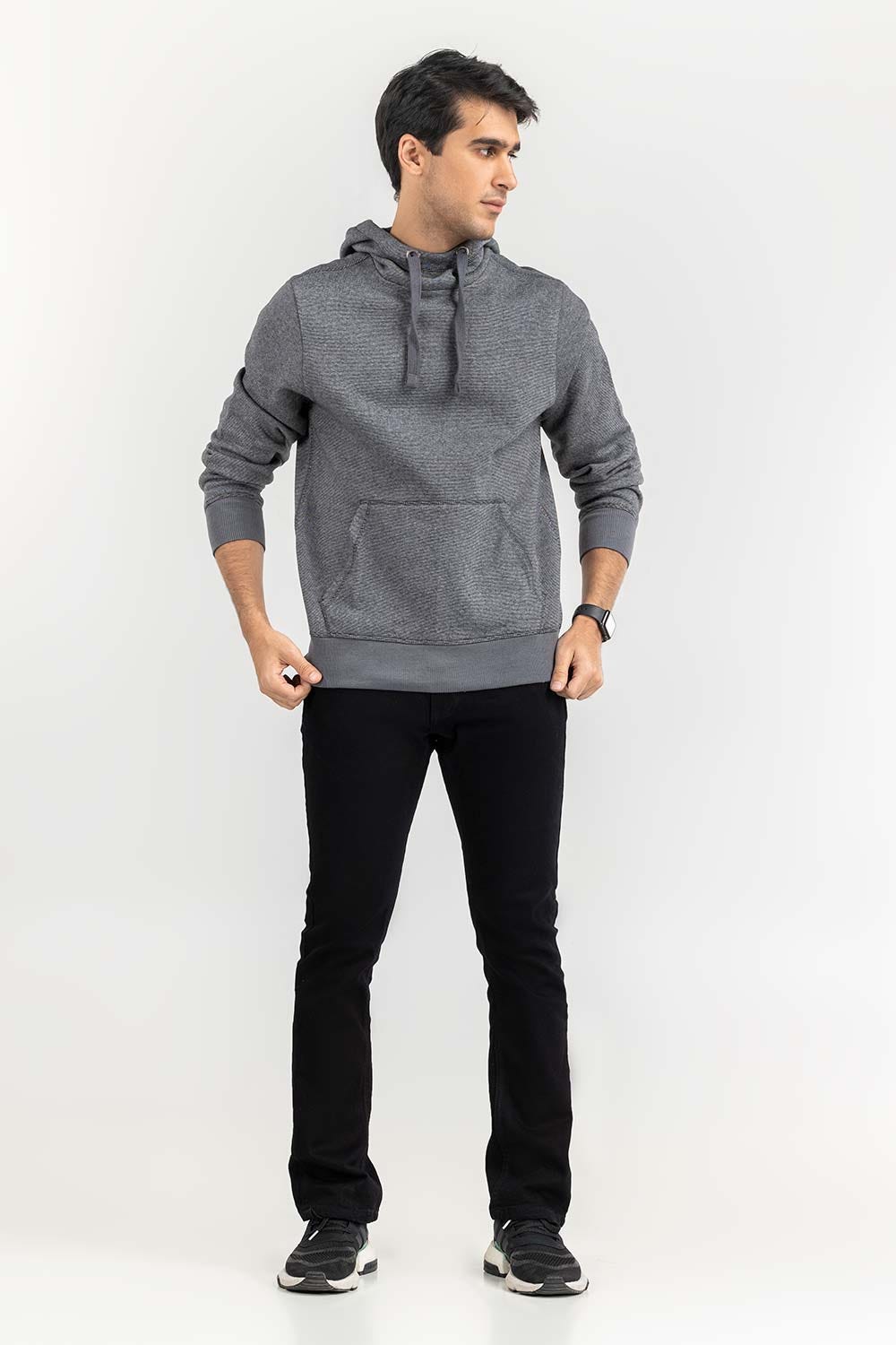 Grey Basic Jacket JKT-KNTPOH22-095