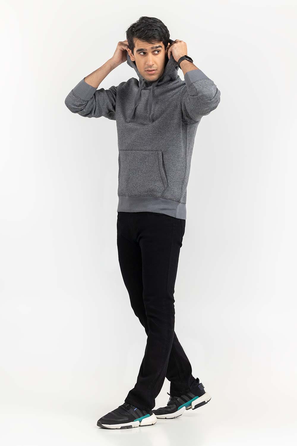 Grey Basic Jacket JKT-KNTPOH22-095