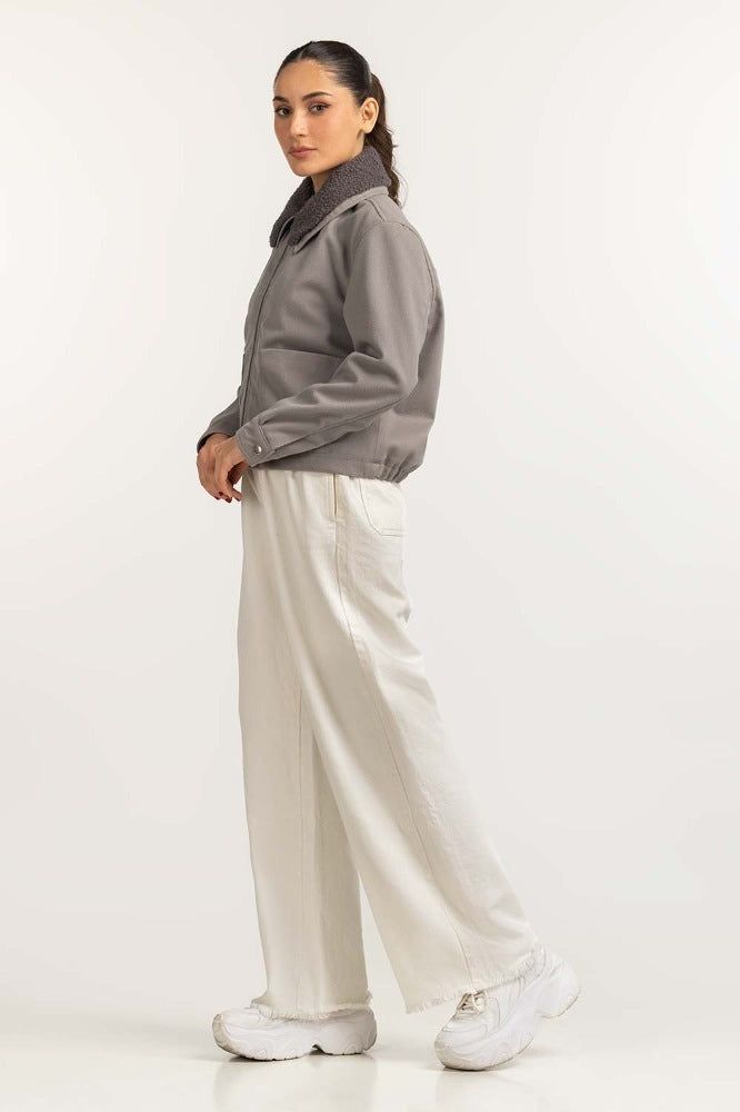 Grey Basic Jacket WM-JKT23-087