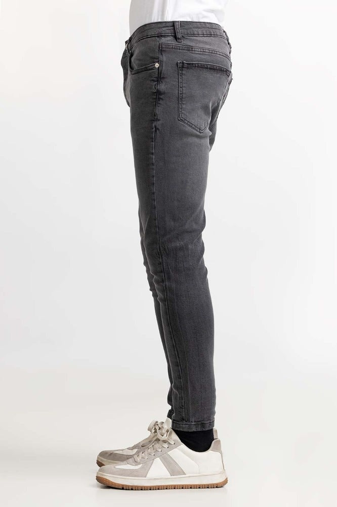 Grey Basic Jeans 231-121-002 B