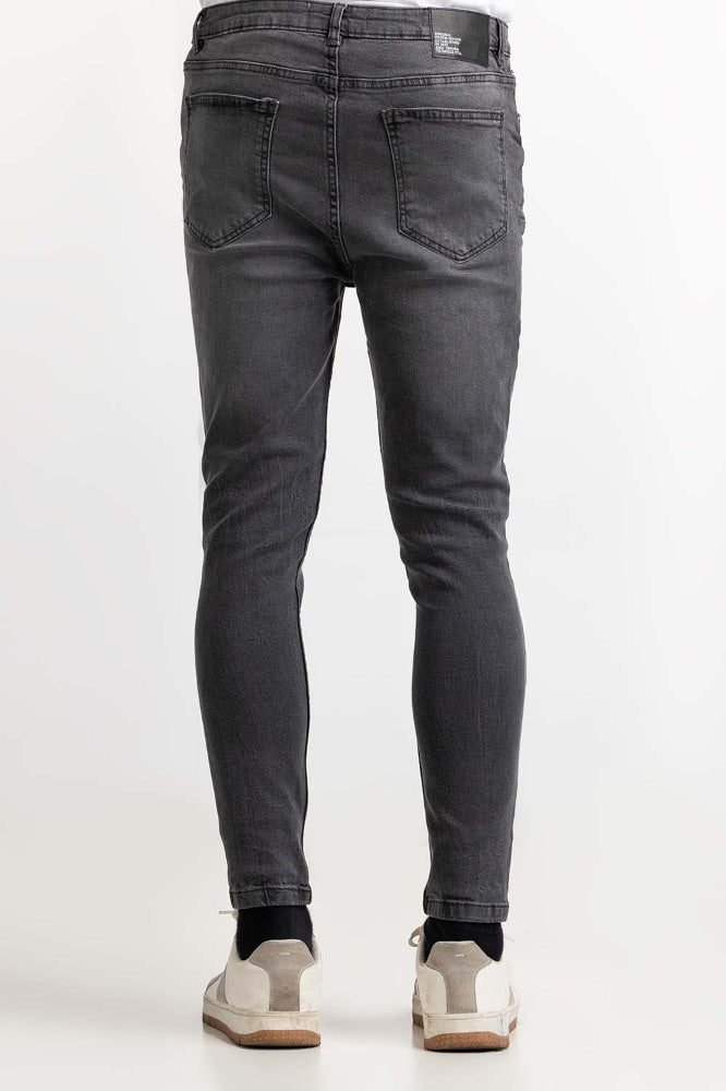 Grey Basic Jeans 231-121-002 B