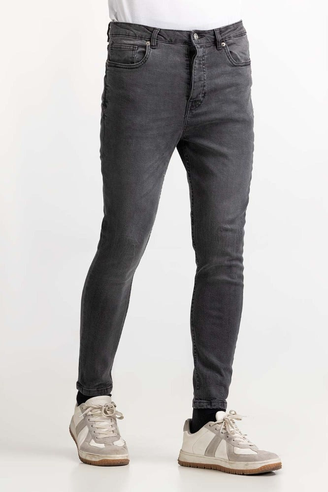 Grey Basic Jeans 231-121-002 B