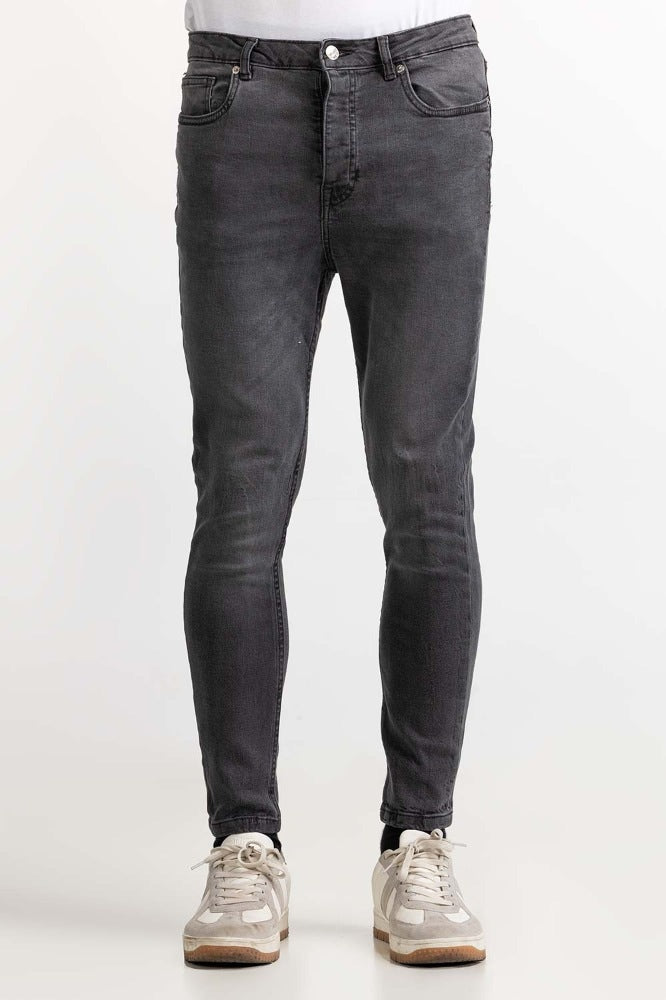 Grey Basic Jeans 231-121-002 B