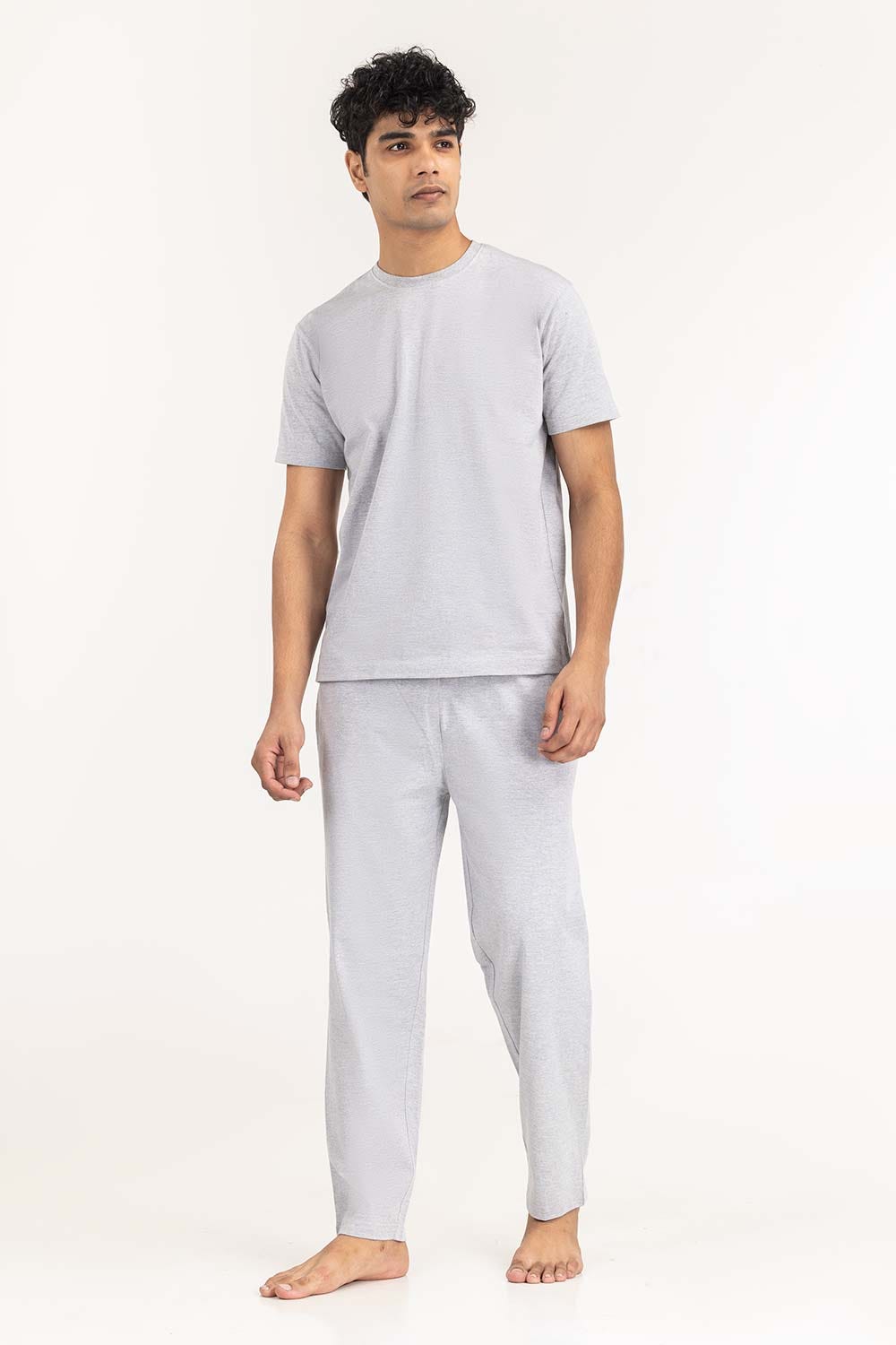 Grey Basic Tee LW-TS22-010