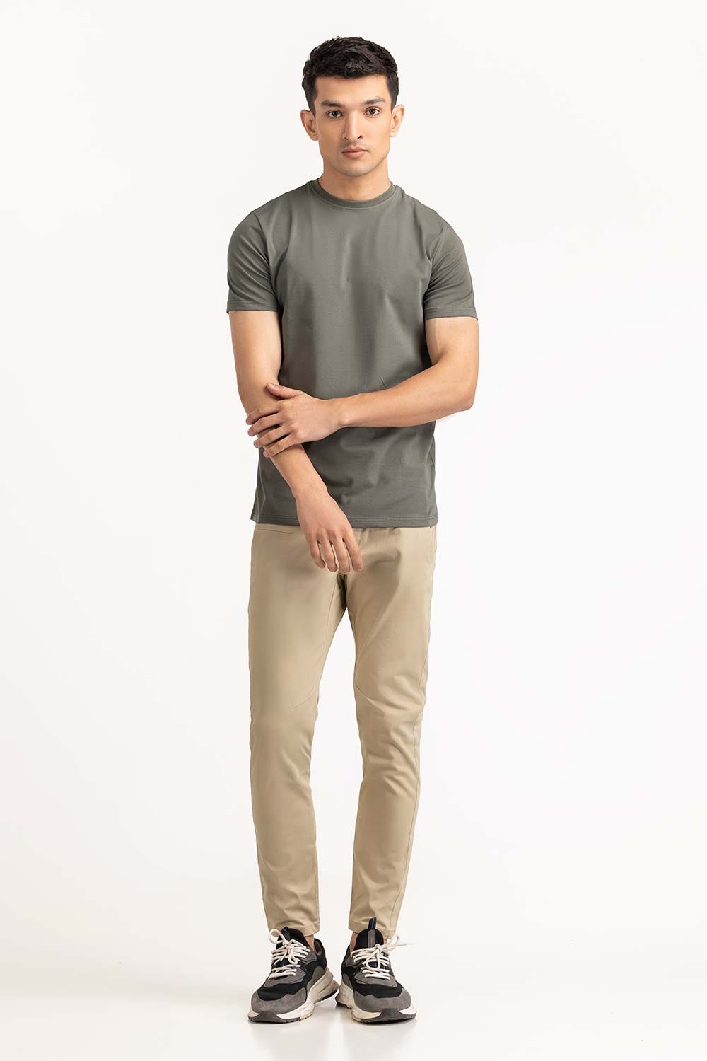 Grey Basic Tee TS-CNSJ23-202