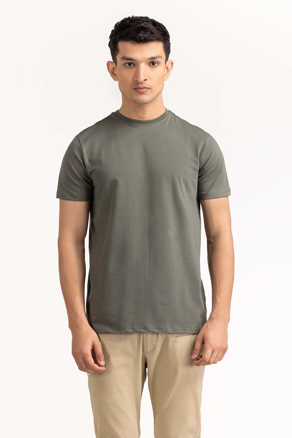 Grey Basic Tee TS-CNSJ23-202