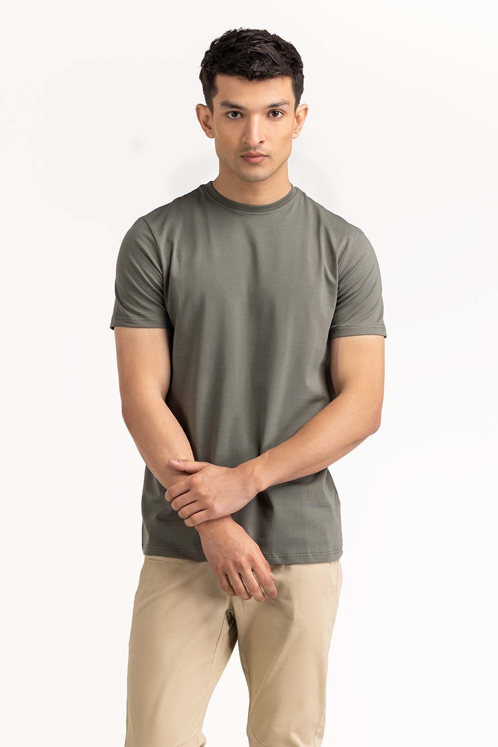 Grey Basic Tee TS-CNSJ23-202