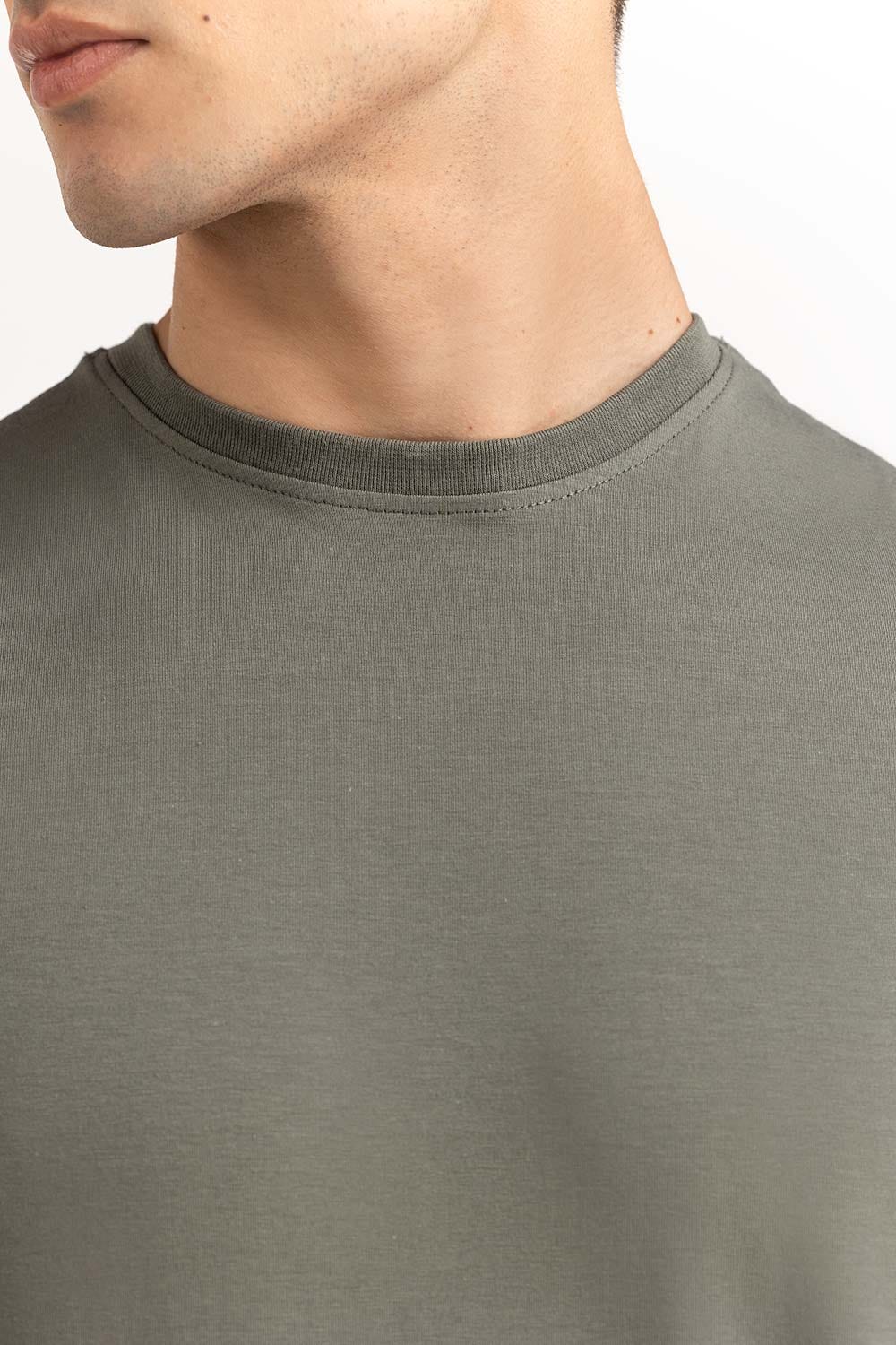Grey Basic Tee TS-CNSJ23-202