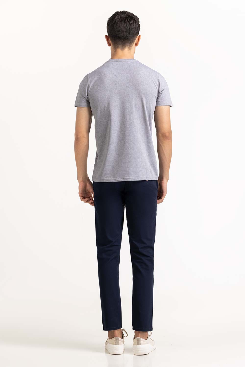 Grey Basic Tee TS-CNSJ23-204