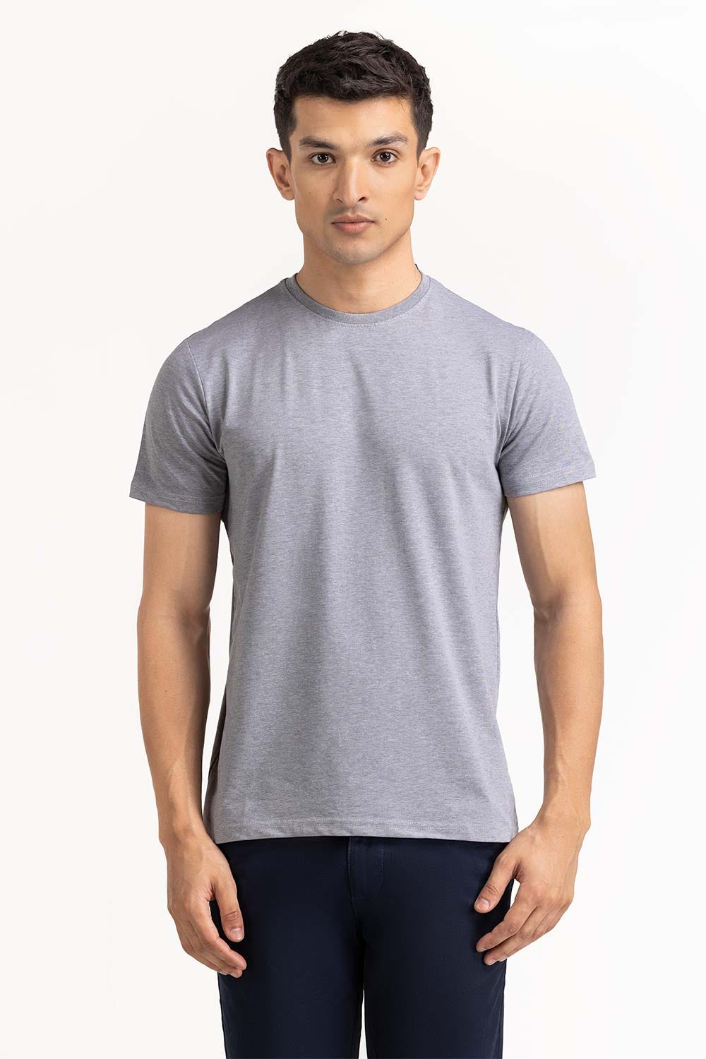 Grey Basic Tee TS-CNSJ23-204