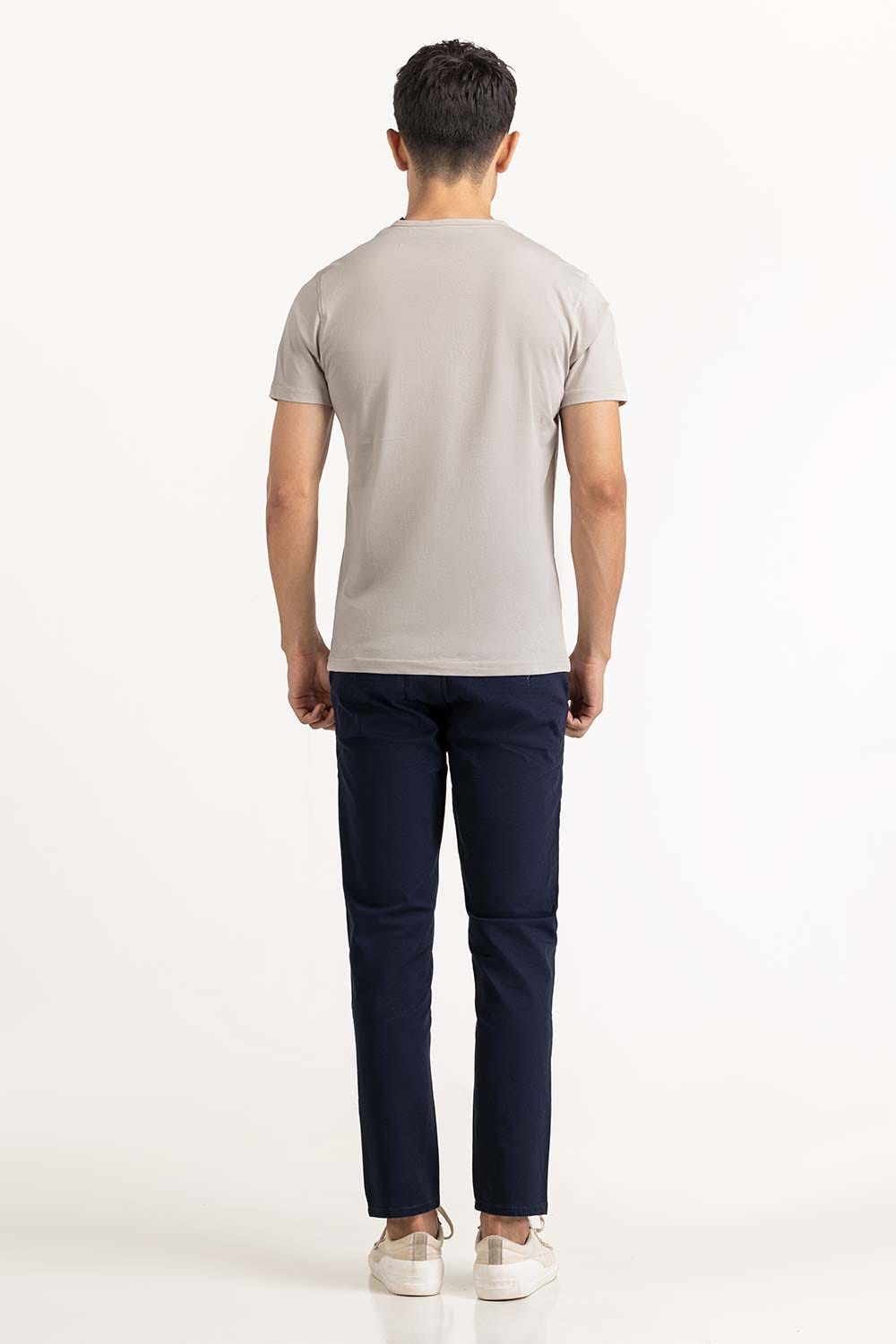 Grey Basic Tee TS-HLSJ23-070