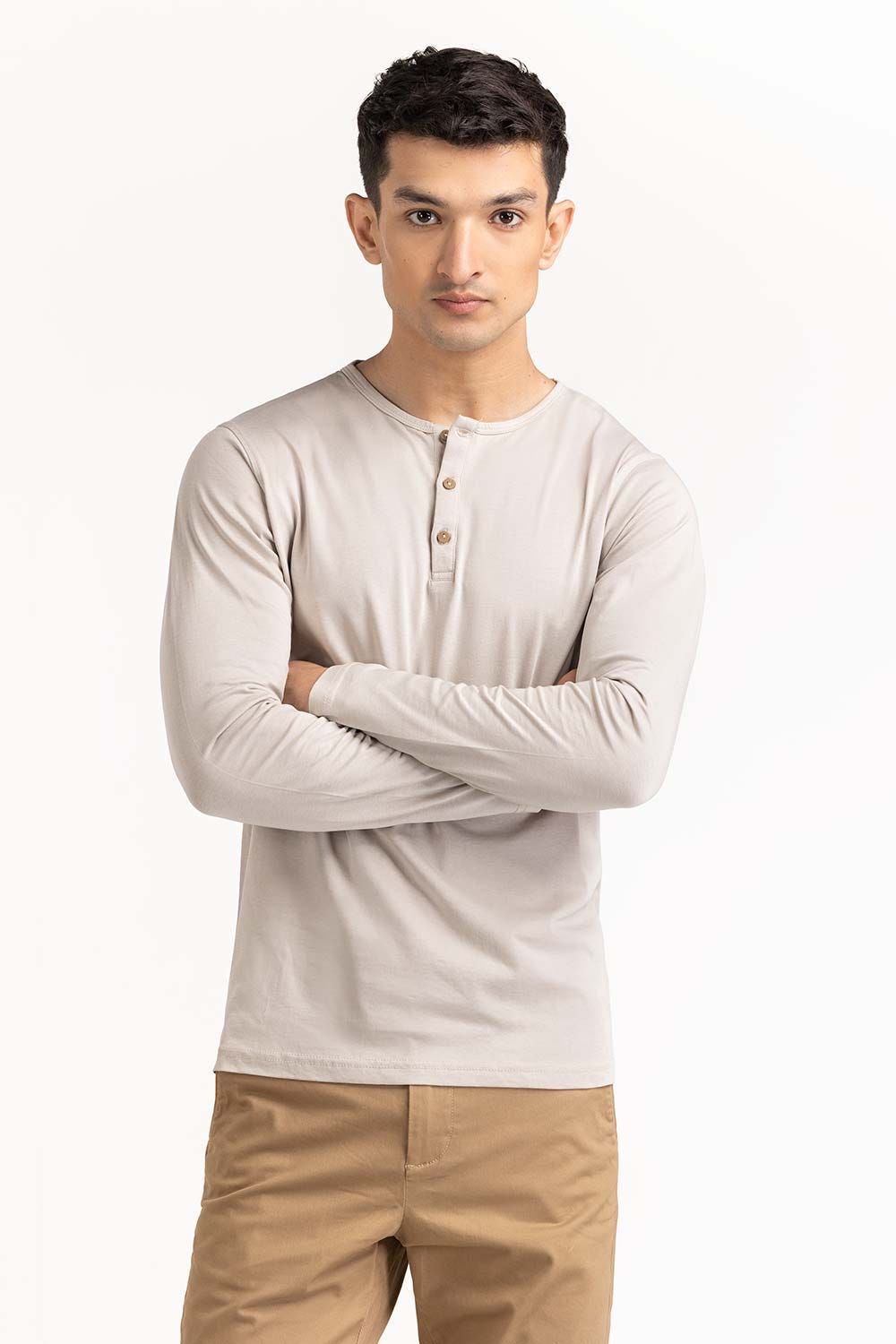 Grey Basic Tee TS-HLSJ23-074