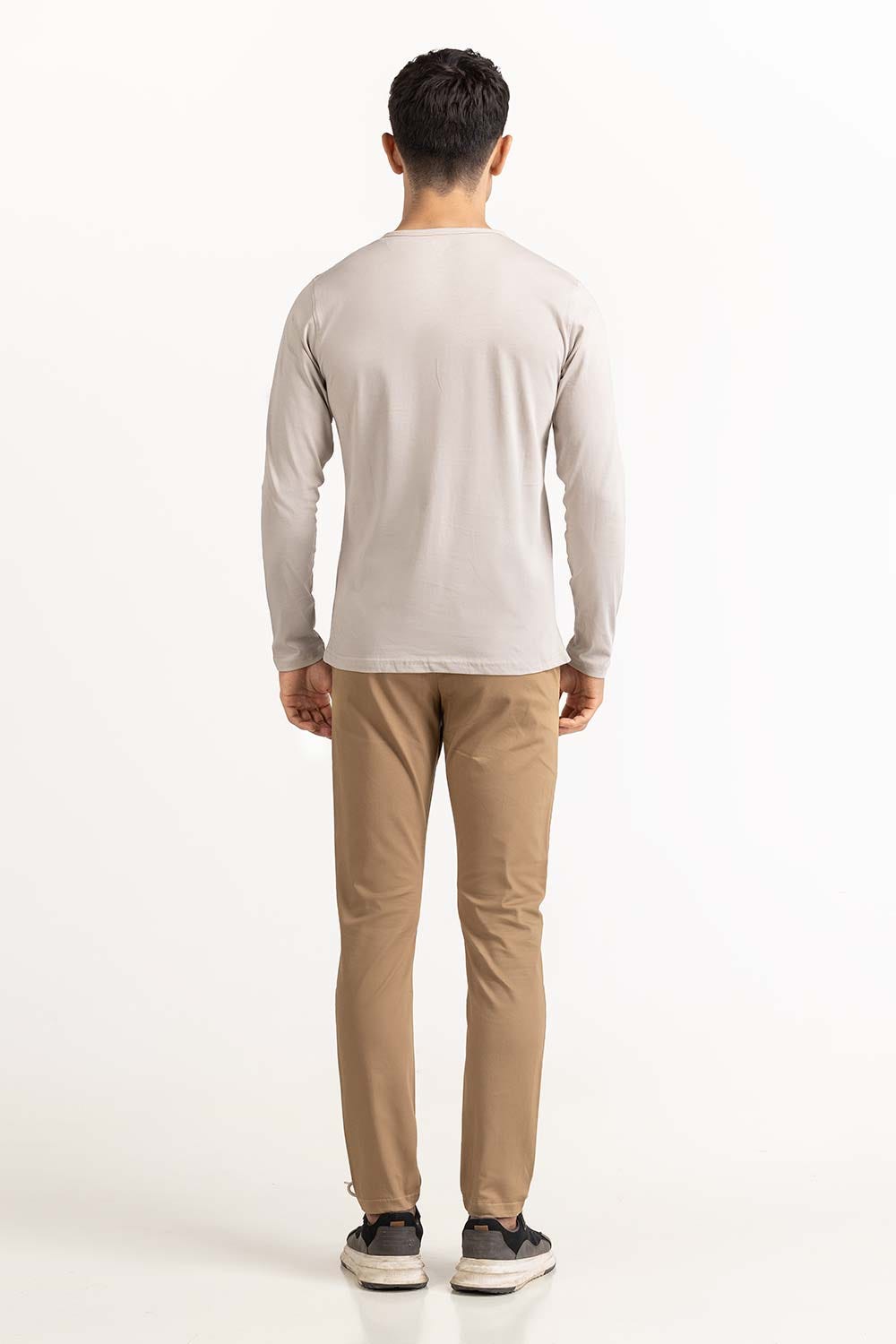 Grey Basic Tee TS-HLSJ23-074