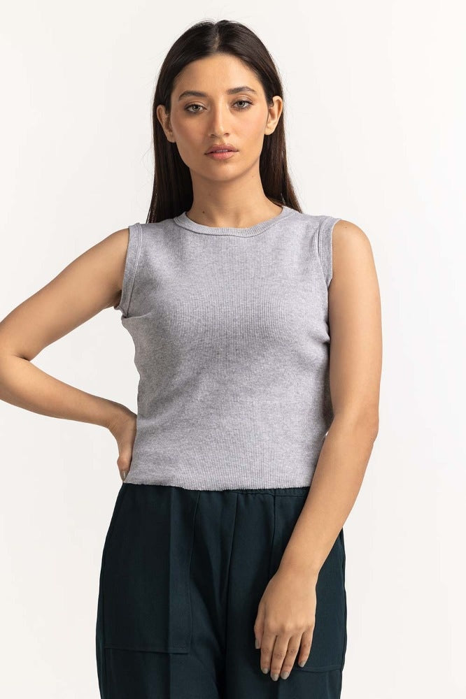 Grey Basic Top WM-KTP-WS23-201