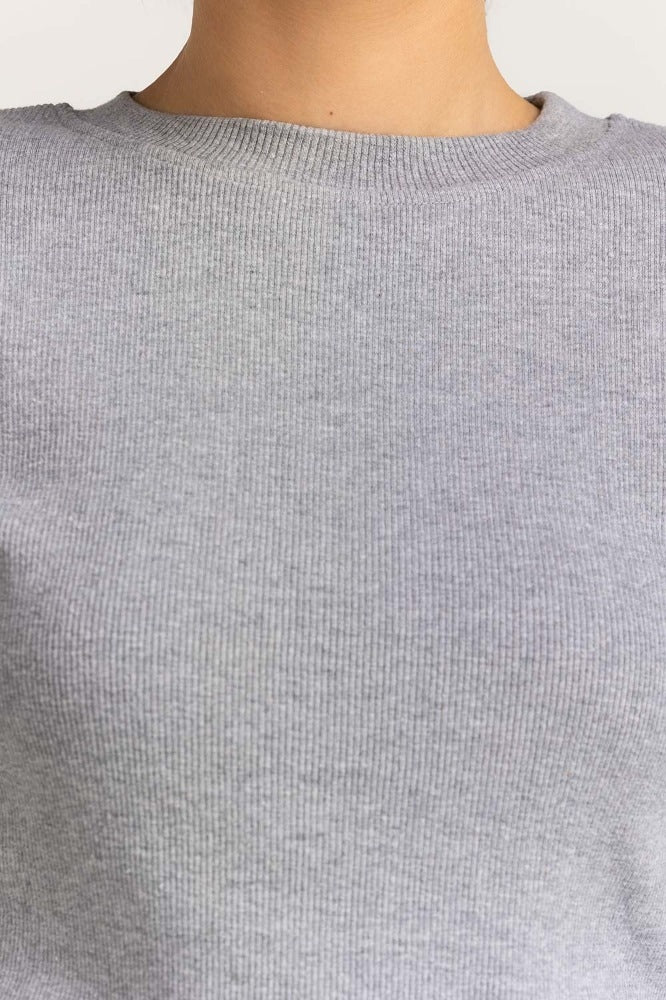 Grey Basic Top WM-KTP-WS23-220G