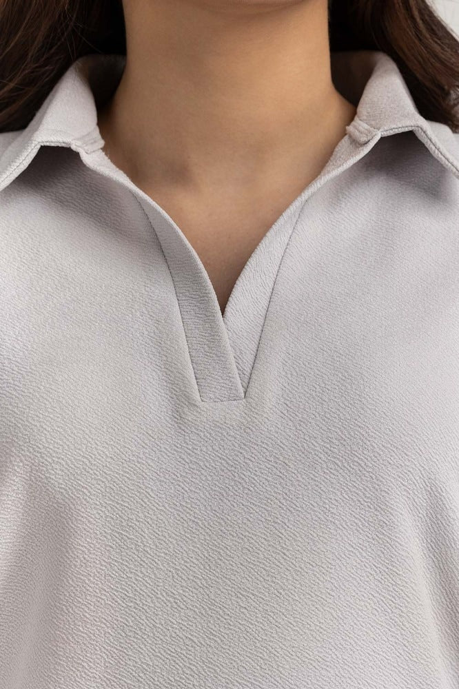 Grey Basic Top WM-KTP23-112