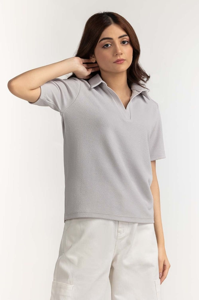 Grey Basic Top WM-KTP23-112