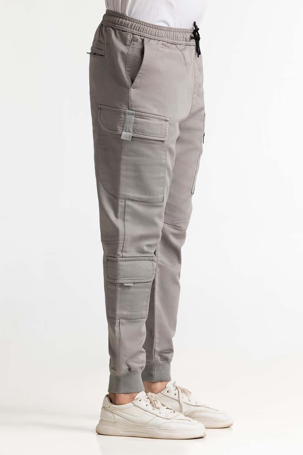 Grey Basic Trouser MNTRCSS24003-B