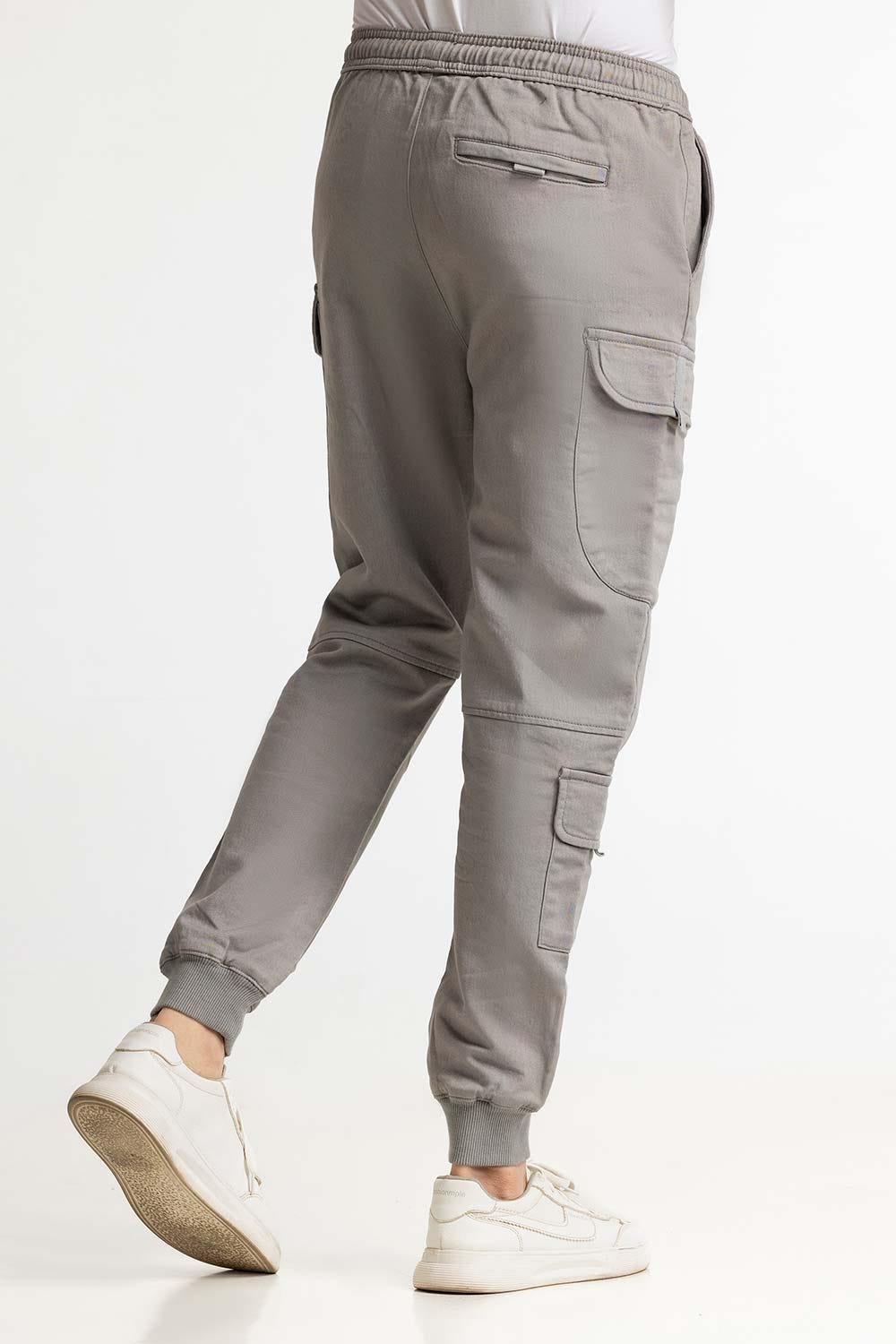 Grey Basic Trouser MNTRCSS24003-B