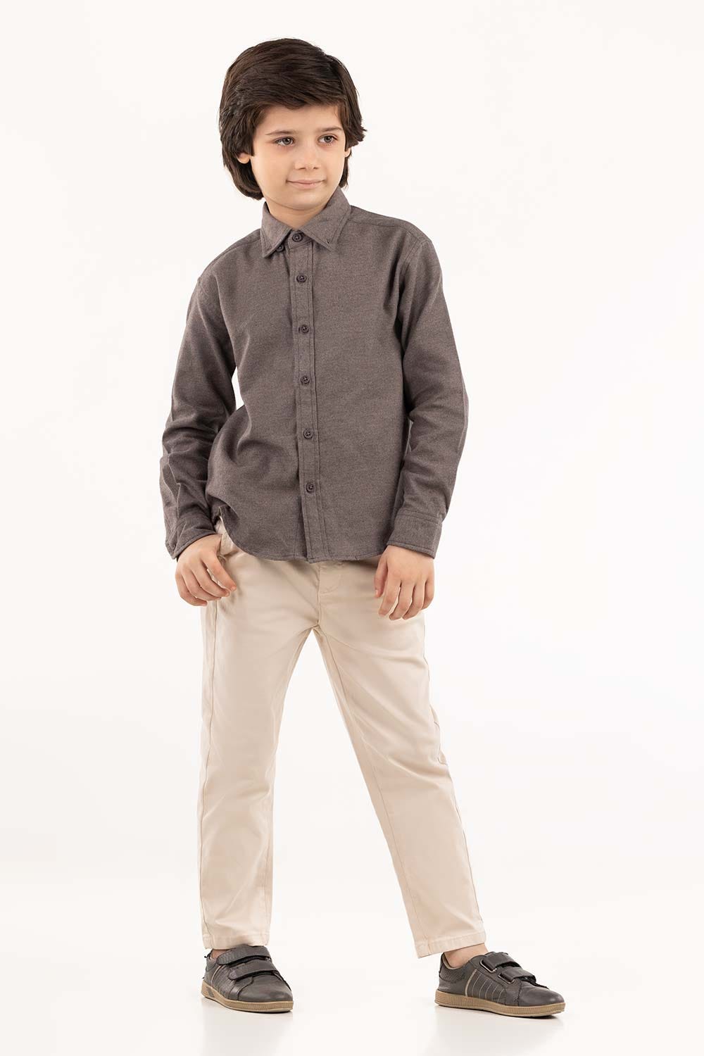 Junior Boy Grey Casual Shirt 224 -317-022
