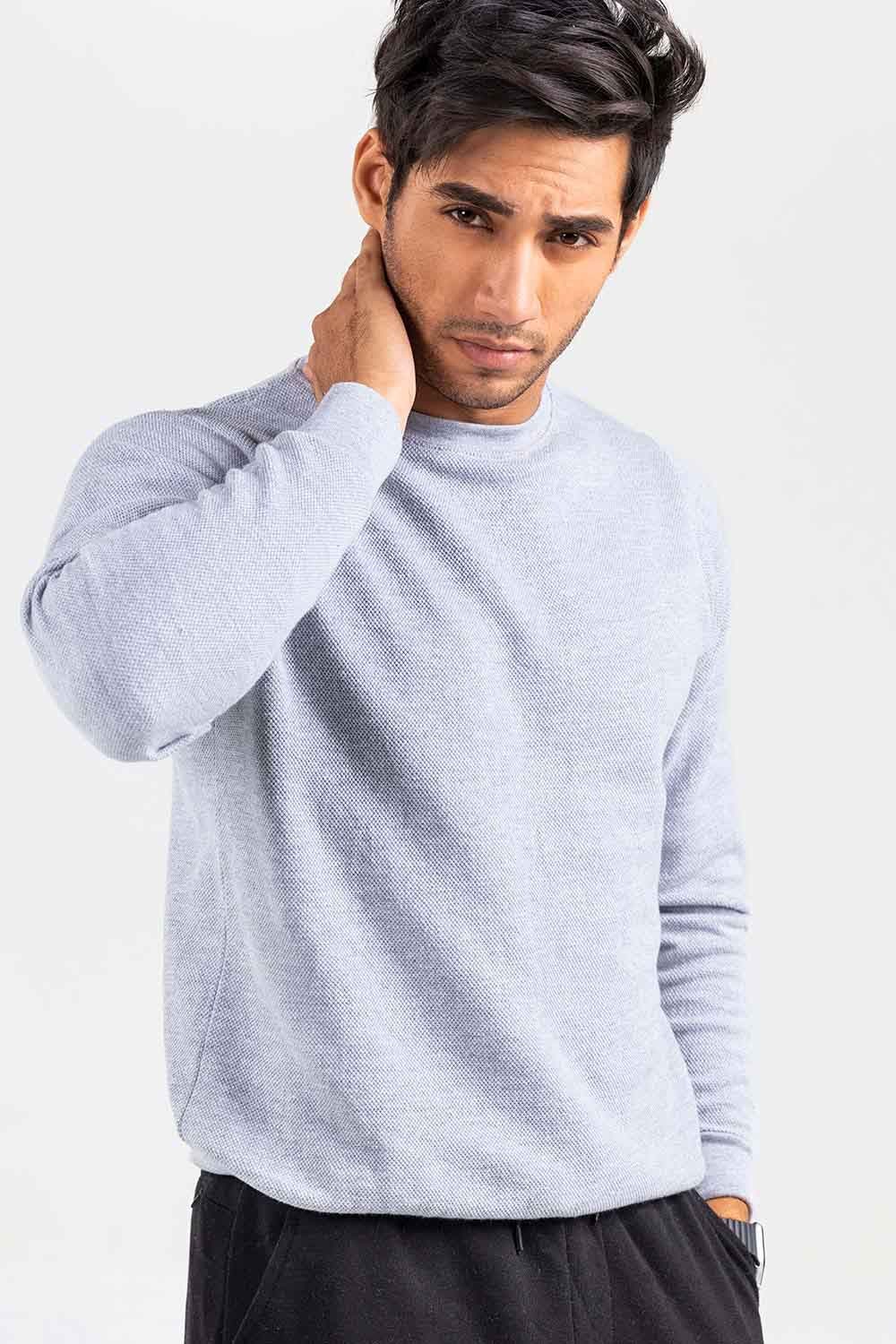 Grey Fashion Sweatshirt JKT-MSS-D28-01