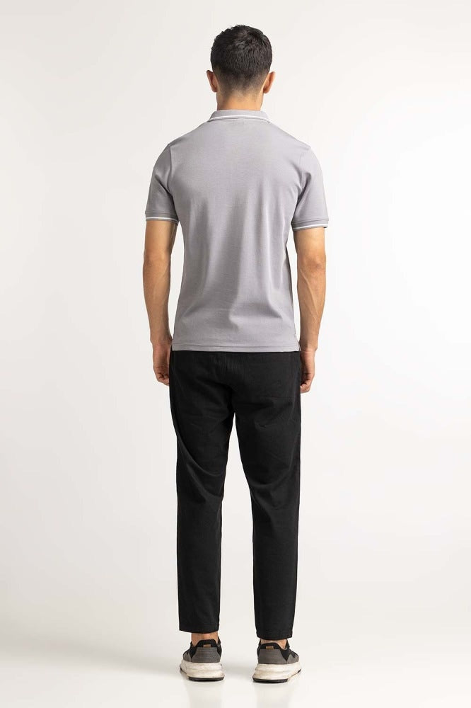 Grey Fashion Polo MN-PS-TP-S24-616