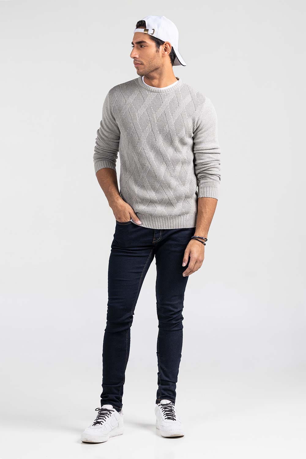 Grey Fashion Sweater FS-SWT-FD-362-01