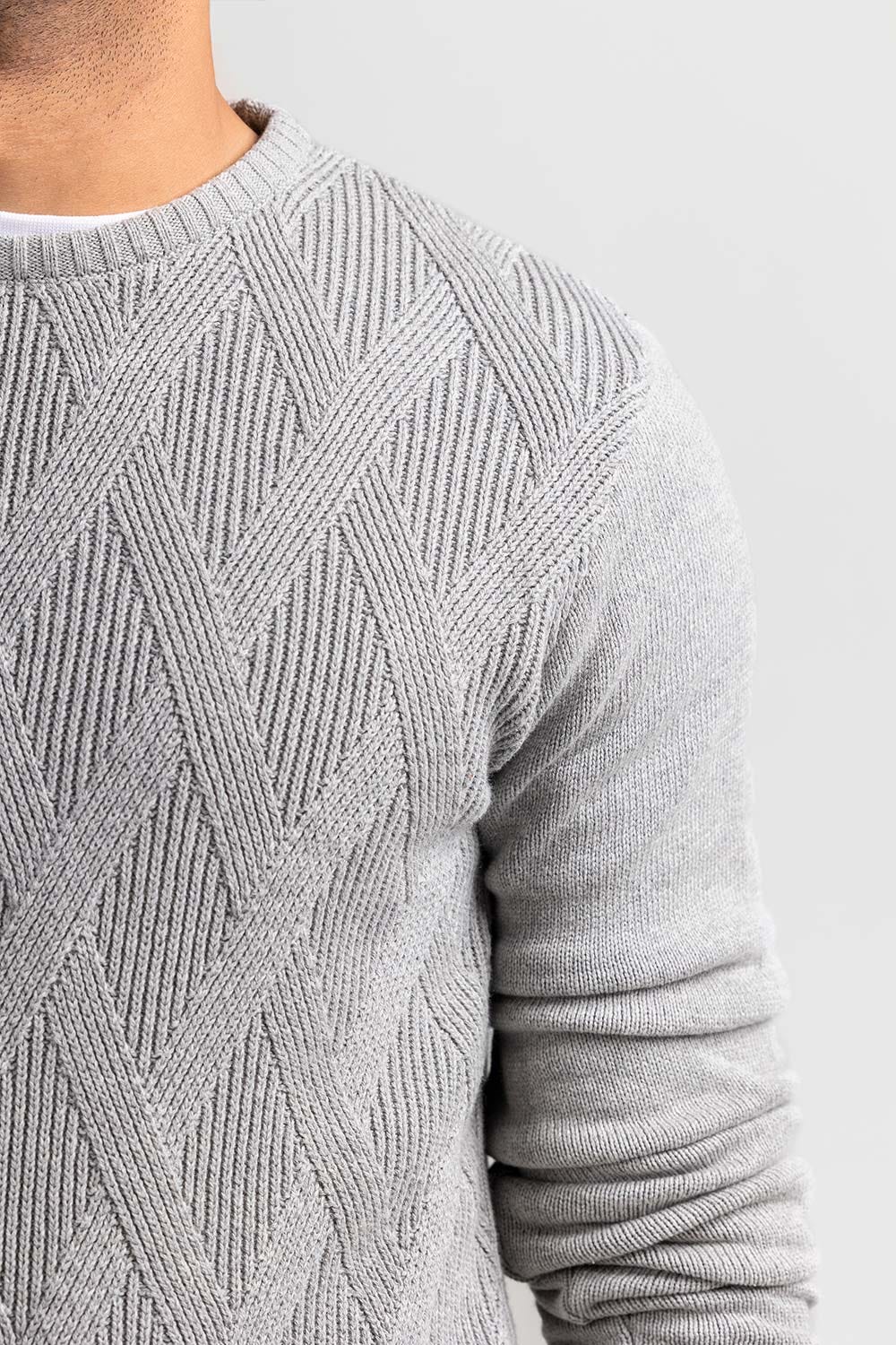 Grey Fashion Sweater FS-SWT-FD-362-01