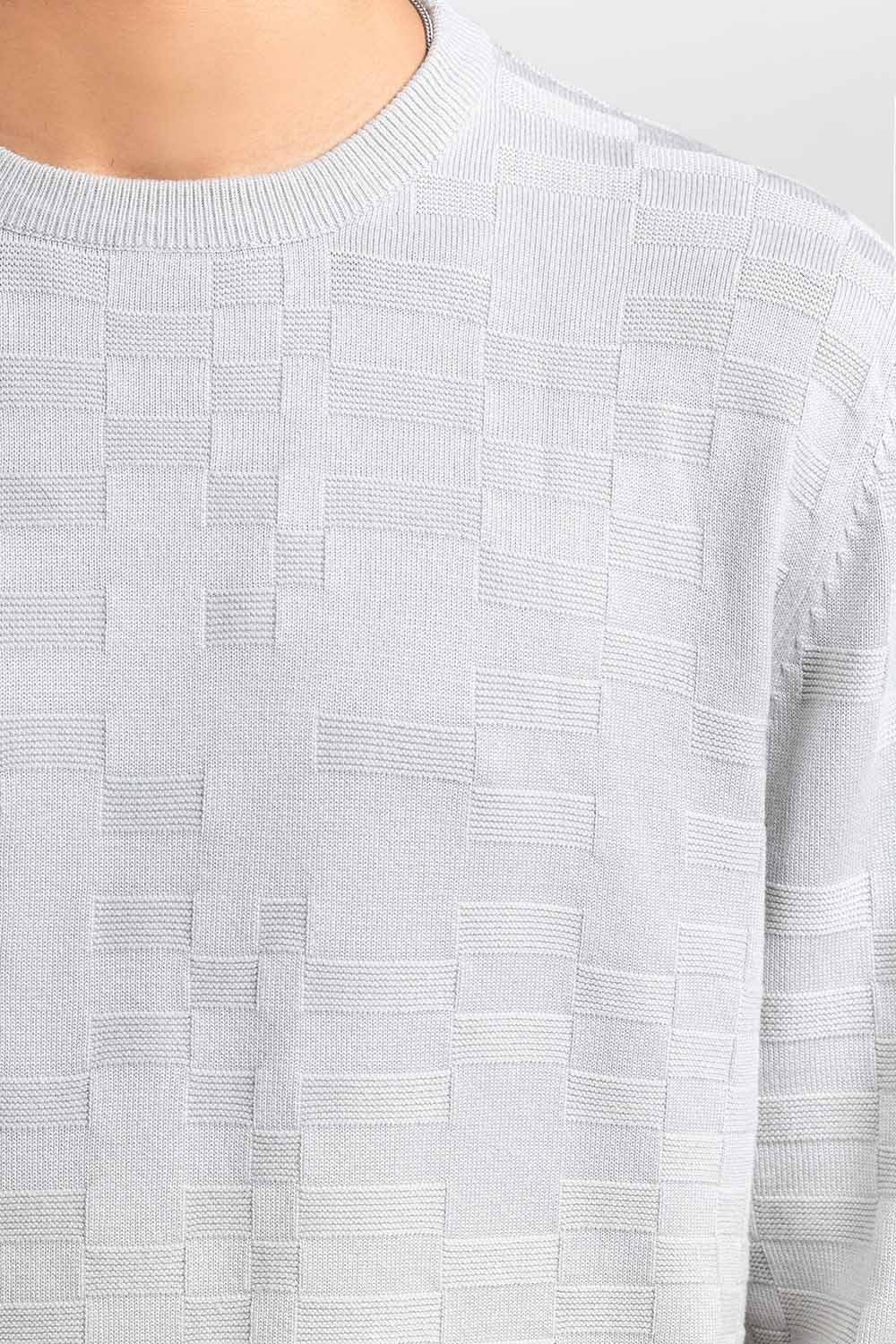 Grey Fashion Sweater FS-SWT-VPN-FD-445-01