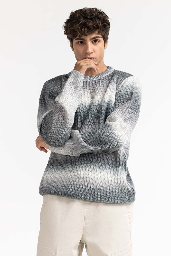 Grey Fashion Sweater MN-SWT-WS23-084