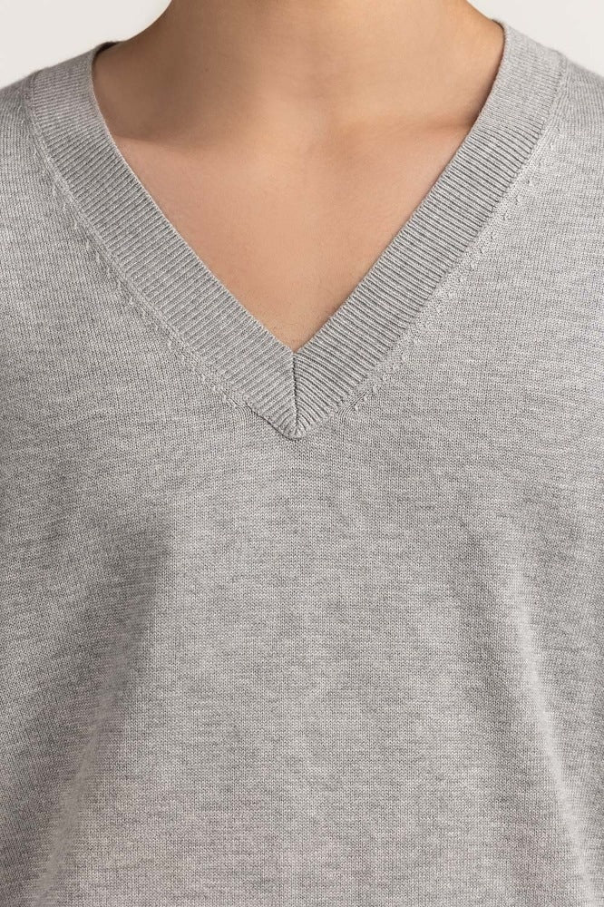 Grey Fashion Sweater MN-SWT-WS23-182B