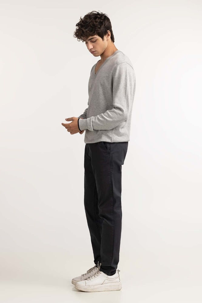 Grey Fashion Sweater MN-SWT-WS23-182B