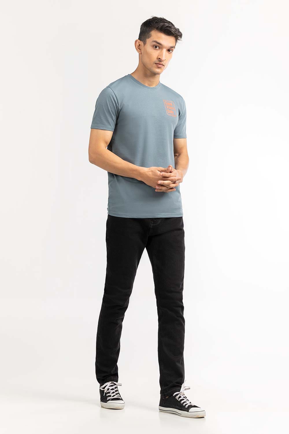 Grey Fashion T-shirt JGP-D308