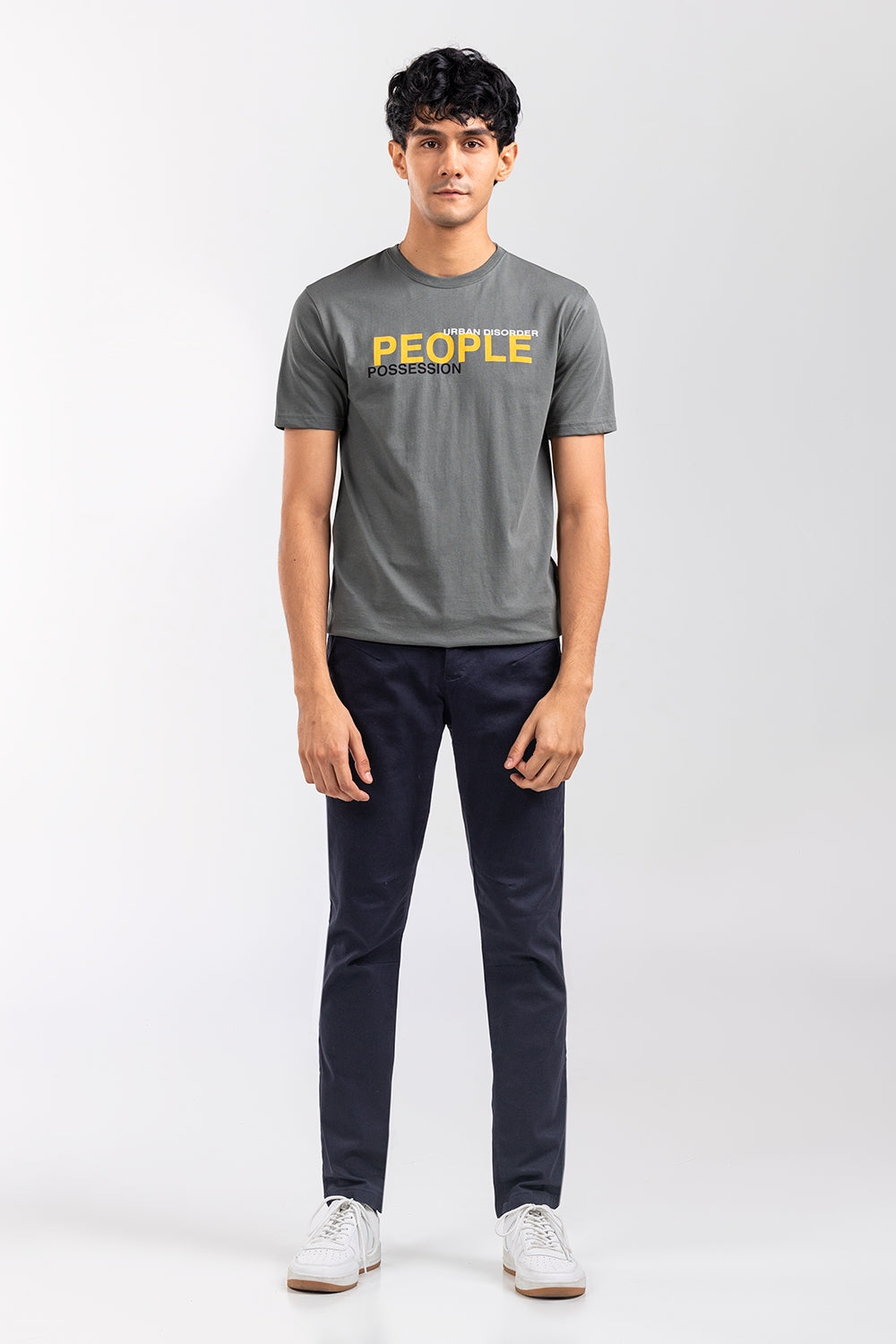 Grey Fashion T-Shirt JGP-URB-D257-01