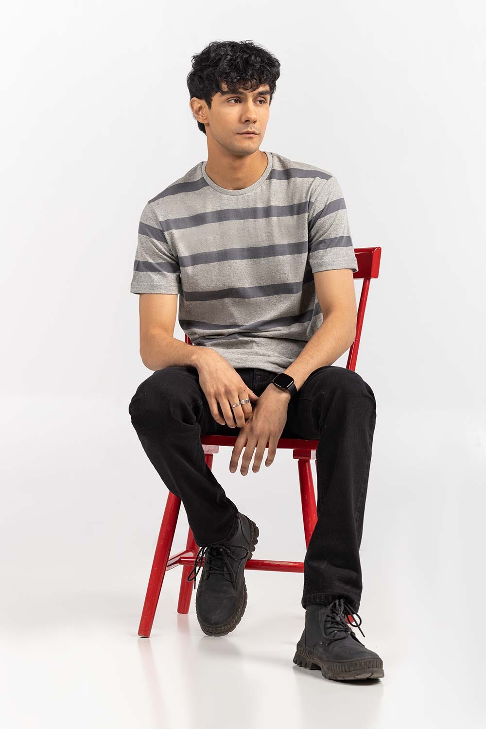 Grey Fashion T-shirt YD-TEE-D21