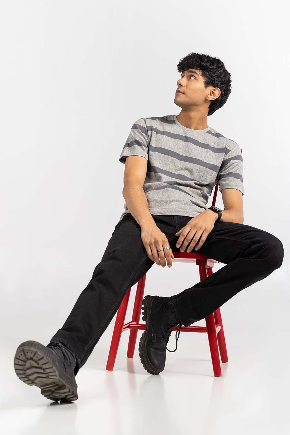 Grey Fashion T-shirt YD-TEE-D21