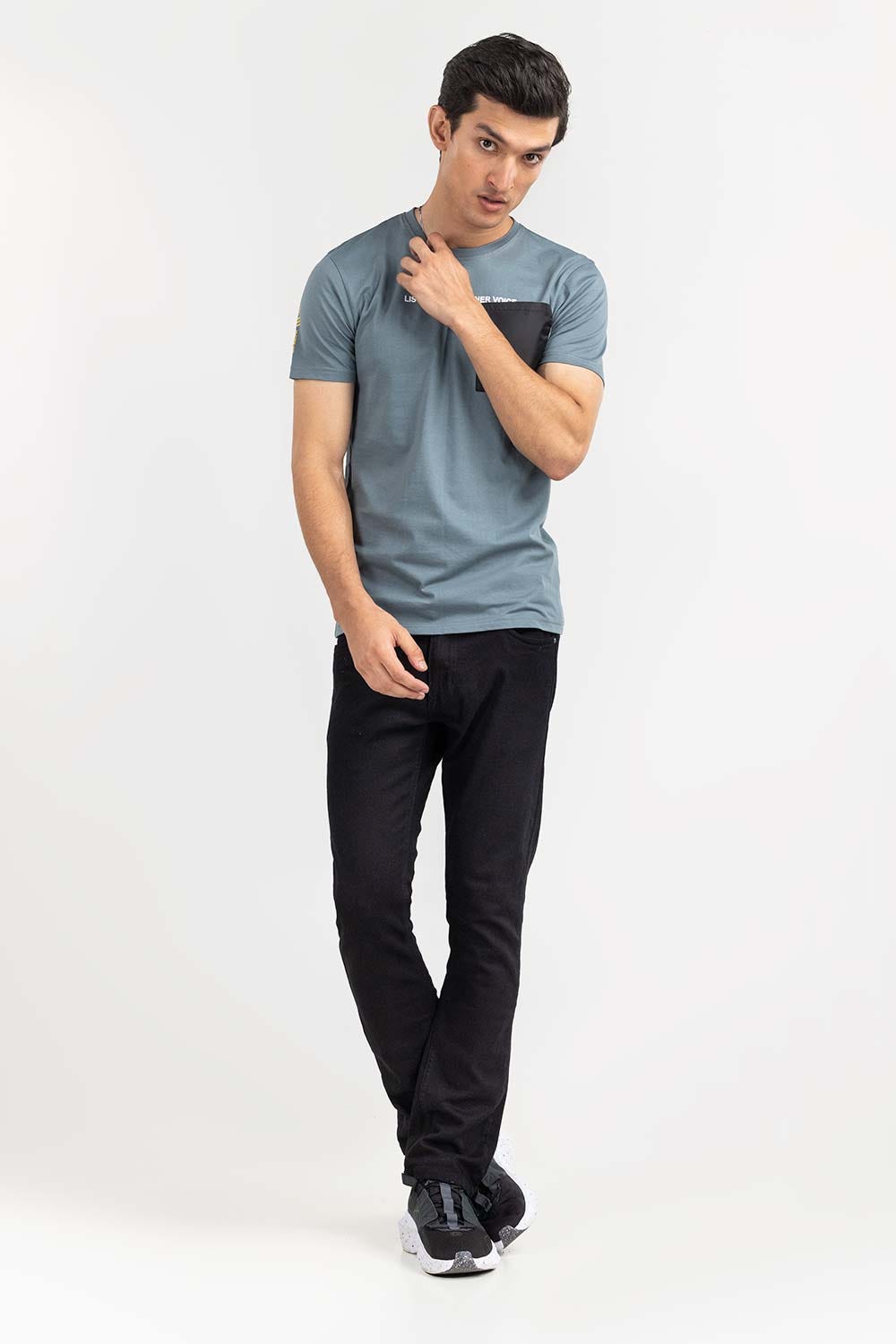 Grey Fashion Tees JGP-D312