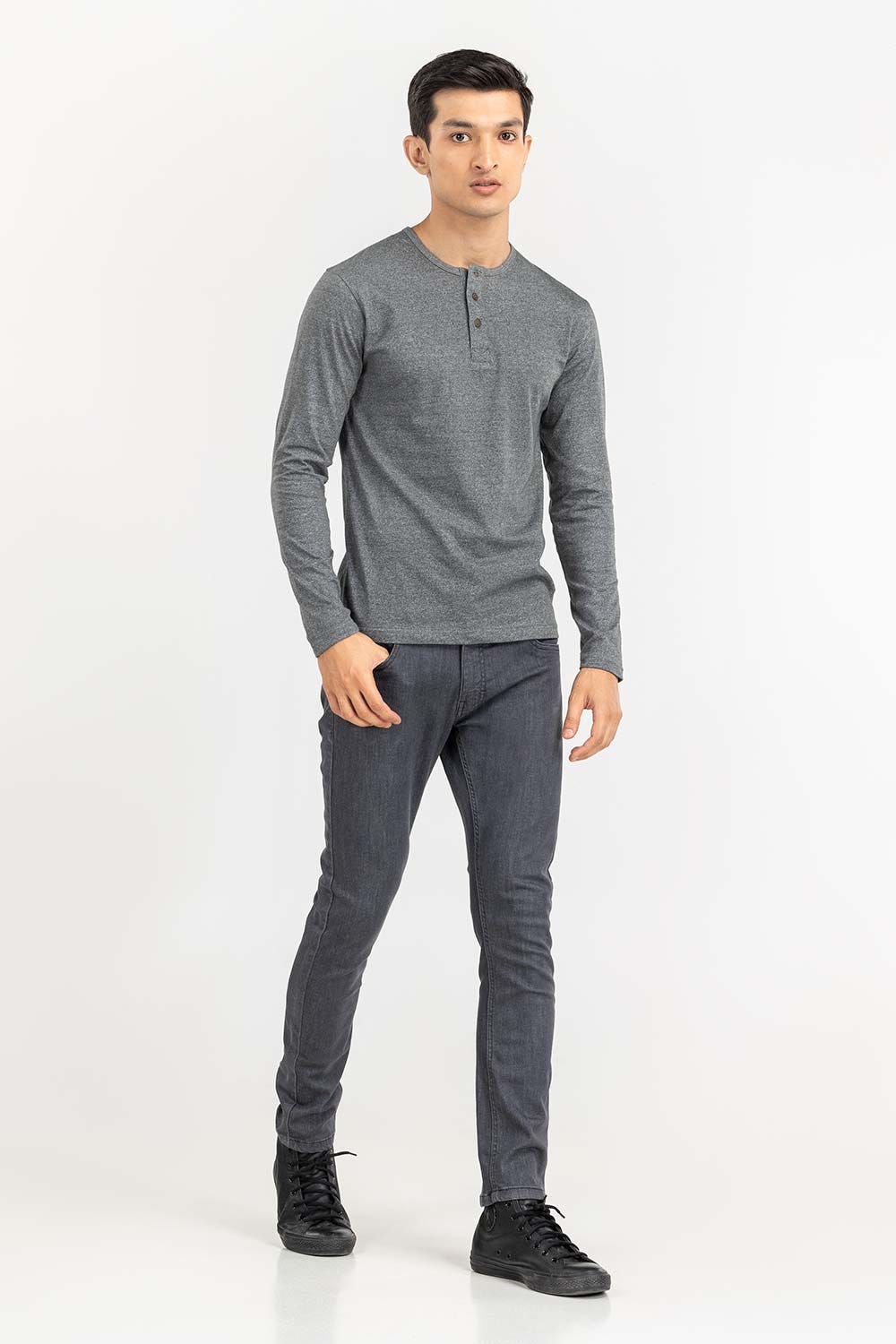 Grey Fashion Tees TS-FFSSJ22-008