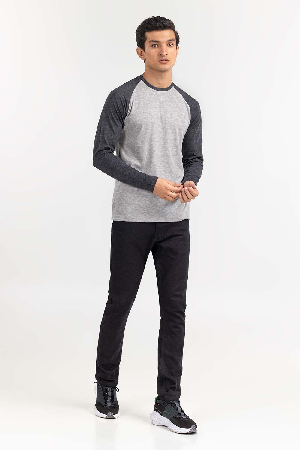 Grey Fashion Tees TS-FFSSJ22-015