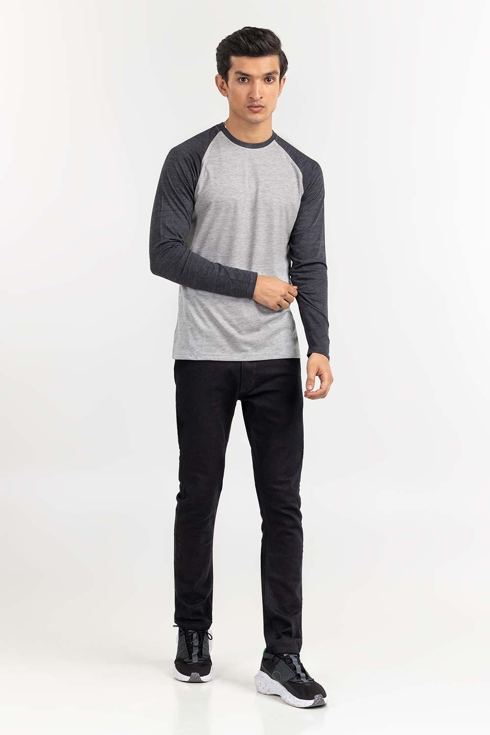 Grey Fashion Tees TS-FFSSJ22-015