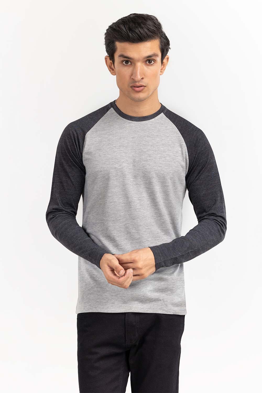 Grey Fashion Tees TS-FFSSJ22-015
