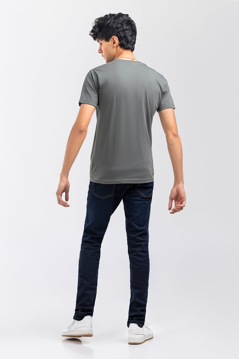 Grey Graphic Tee JGP-URB-D244-01