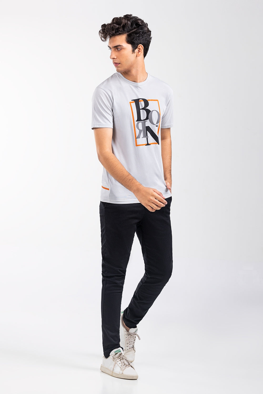 Grey Graphic Tee JGP-URB-D246-02