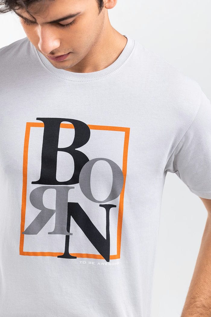 Grey Graphic Tee JGP-URB-D246-02